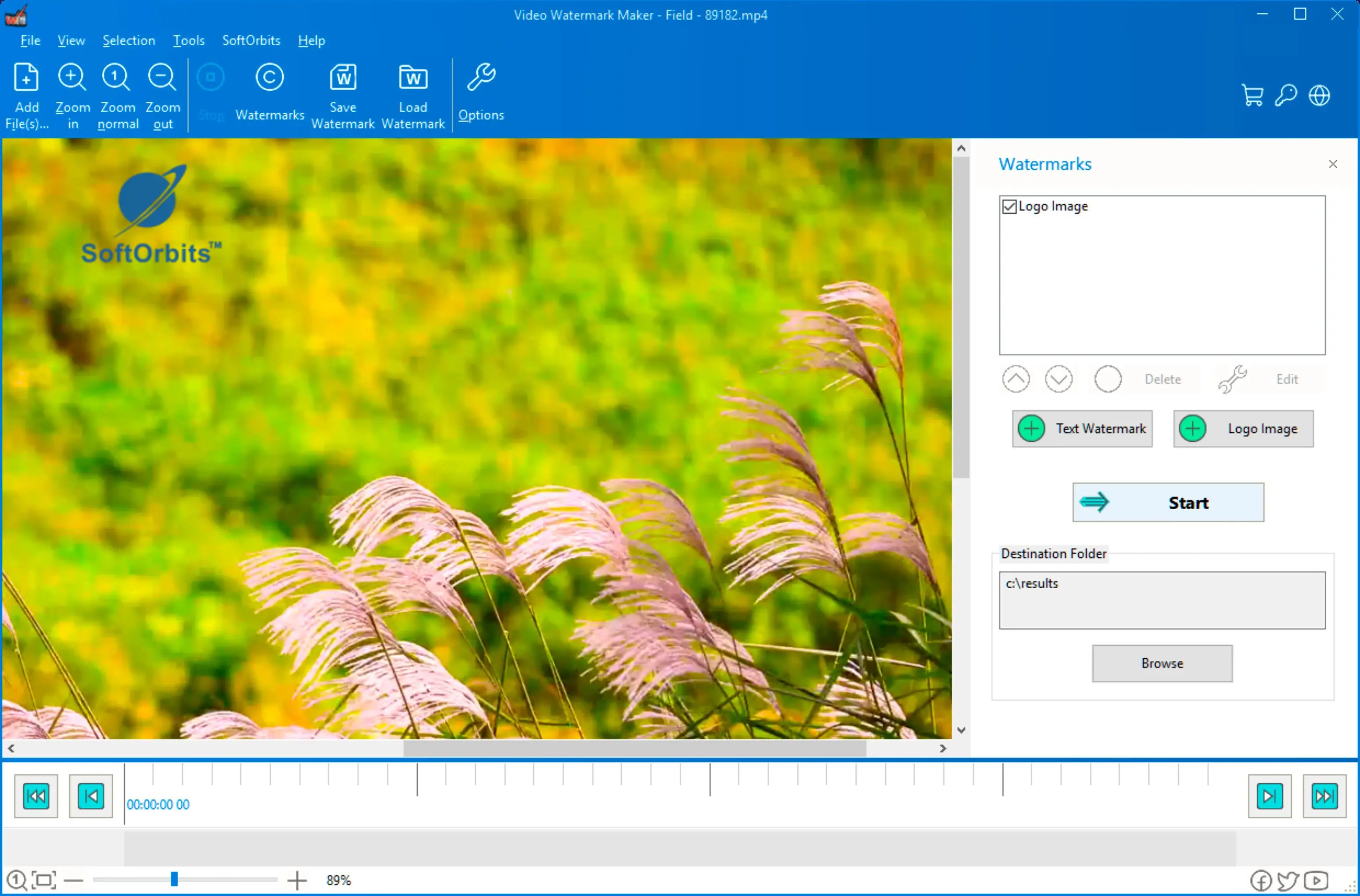 Video Watermark Maker 스크린샷.