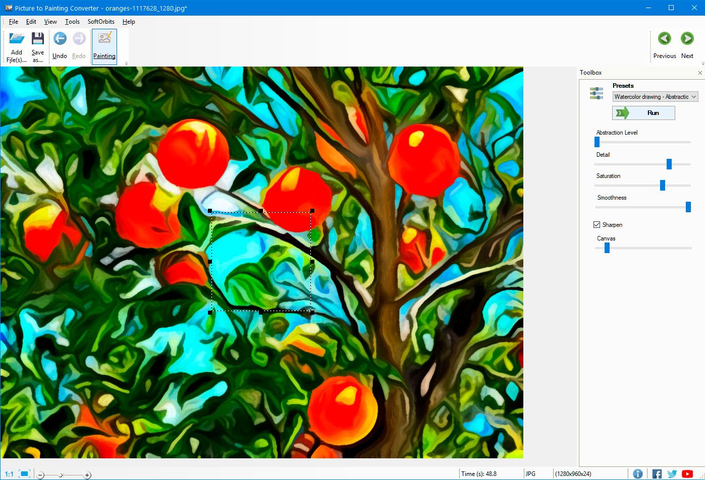 Picture to Painting Converter 스크린샷.