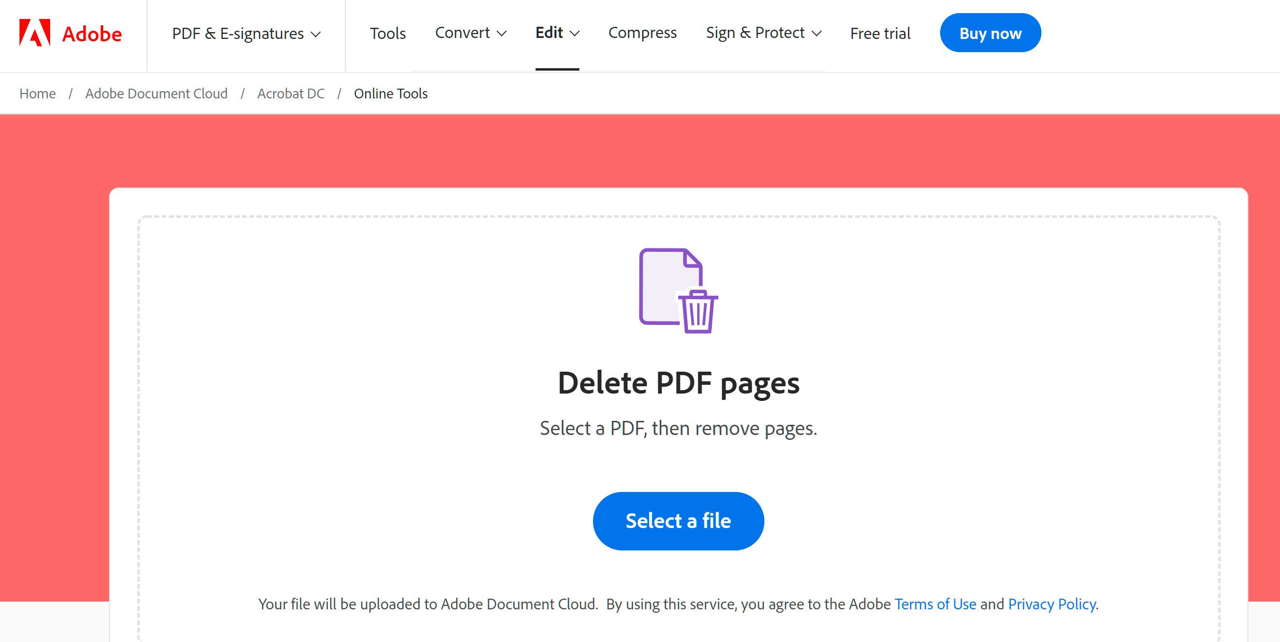 PDF 온라인에서 페이지를 삭제하는 방법..