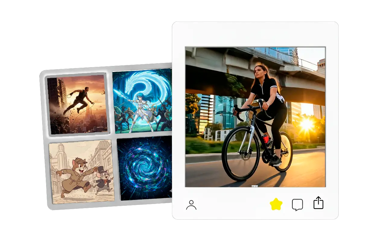 모든 비디오 스타일 생성.