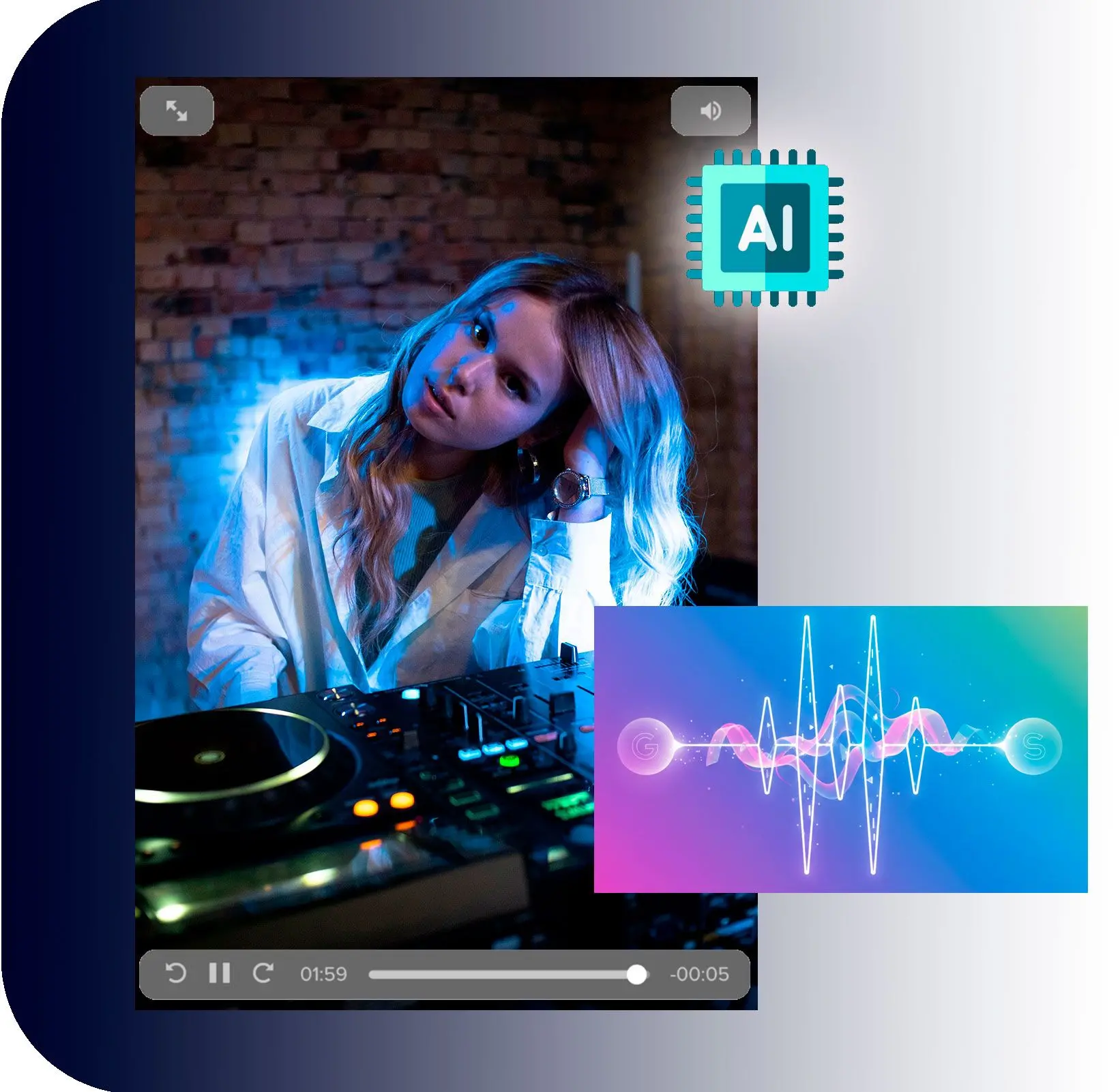 동기화된 오디오 생성.