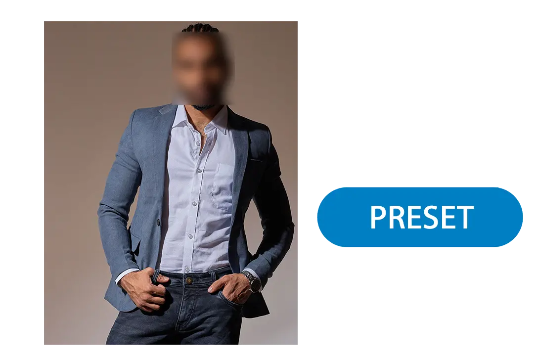 대상 의류 업로드.