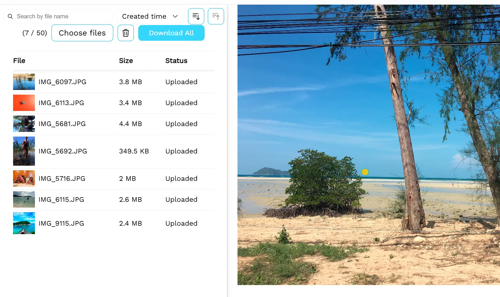 (선택 사항) 추가 이미지 처리.