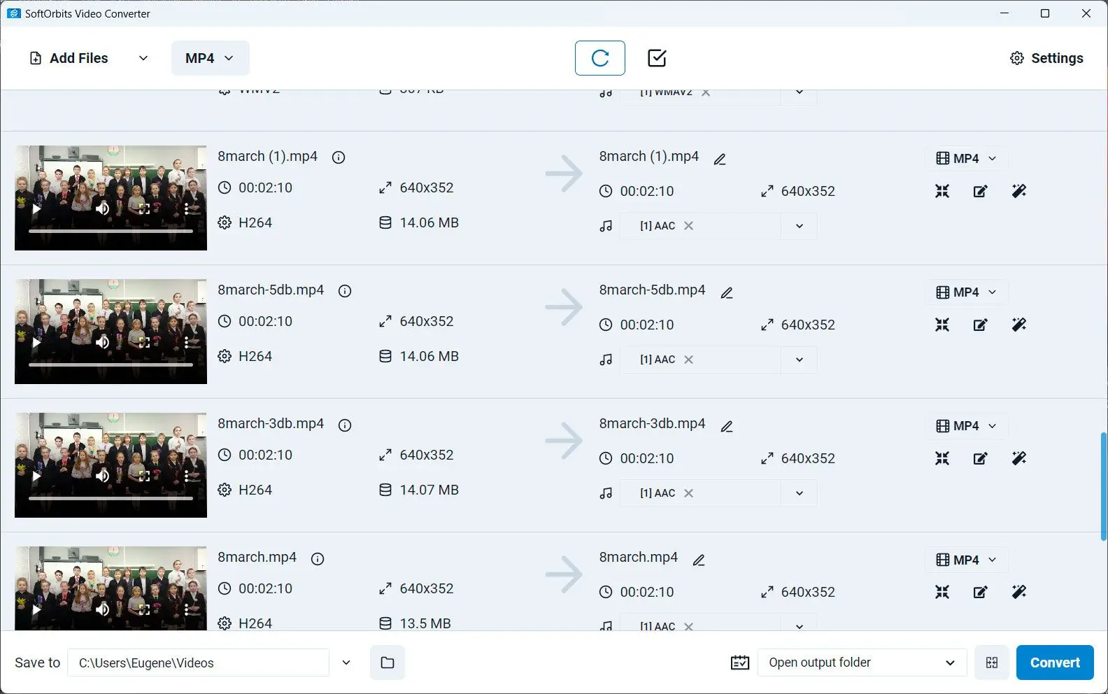 SoftOrbits Video Converter: 스크린샷.