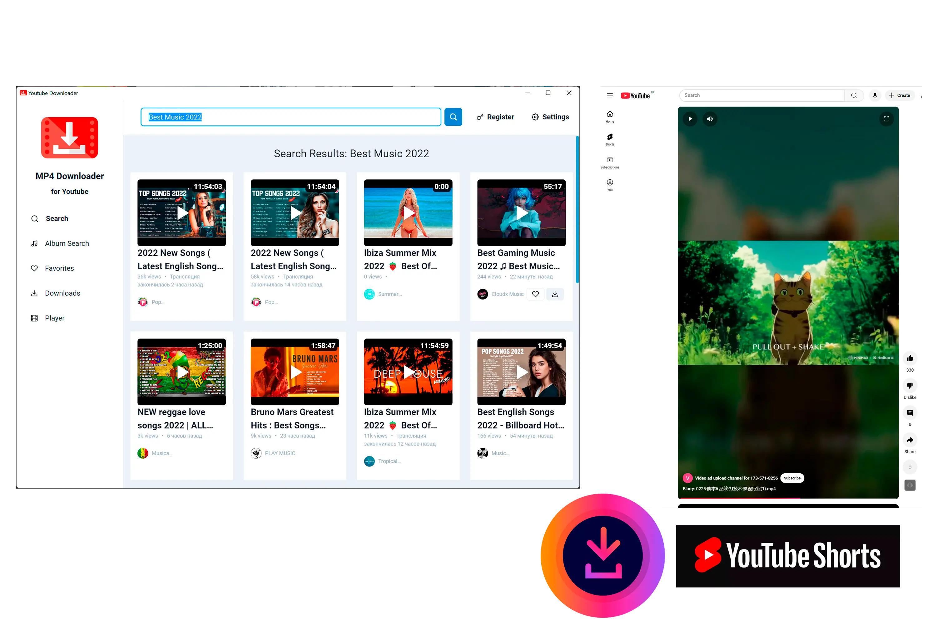 MP4 Downloader for Youtube 스크린샷.