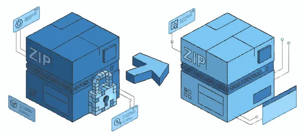 원본 ZIP 파일은 절대 덮어쓰이지 않습니다.